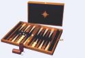 BACKGAMMON MEDIO LEGNO PELLE